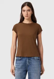 Футболка анна, базовая футболка Allsaints, Cognac Brown