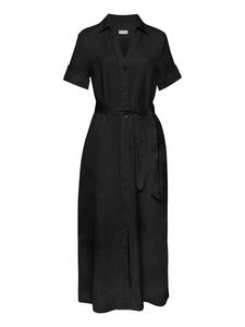 LASCANA Платье-рубашка черного цвета