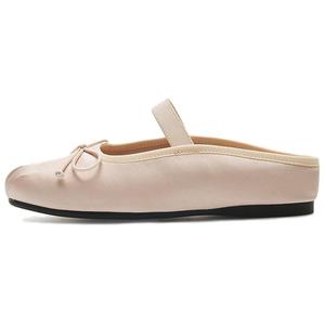 Устойчивые к истиранию сандалии с закрытым носком, женские, 4 см AGSDON, Champagne Pink