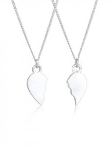 Elli Колье из серебра 925 пробы в форме сердца