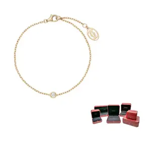 18K Gold, Diamond Bracelets Unisex Gold Cartier, золотой