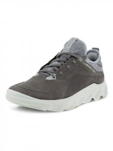 Кроссовки на шнуровке Ecco, цвет steel/concrete