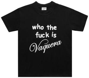 Футболка VAQUERA Who TF, черный