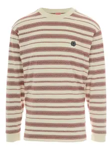 Футболка Boke Flower в полоску с цветочным декором KENZO, красный