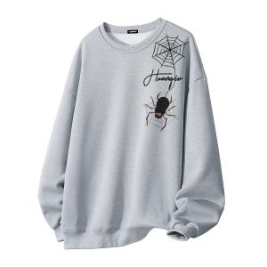 Свитшот Unisex Crew Neck Moderate Heavyweight HUANQIU, светло-серый