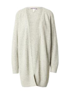 QS Кардиган из трикотажа в крапчатом бежевом цвете