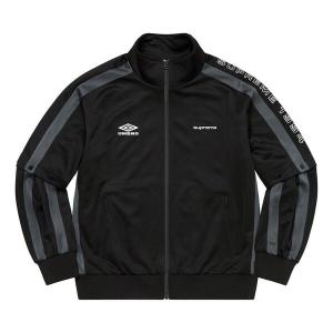 Куртка x umbro snap sleeve jacket 'black white' Supreme, черный