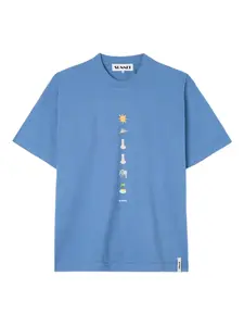 Футболка Emoji Sunnei, синий