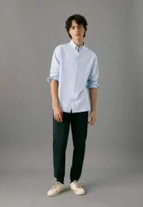 Подростковая рубашка Mango Kids, Light Blue