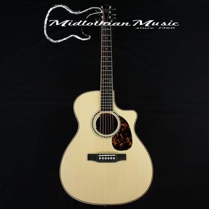 Акустическая гитара Larrivee OMV-05 - Palm Tree Custom Inlay - w/Anthem Pickup - Natural Gloss Finish w/Case