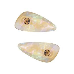 Ацетатные заколки для волос Women's ELLE, iridescent amber