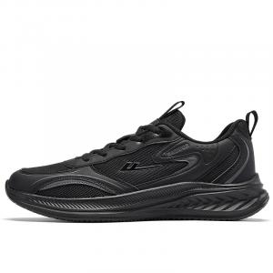 WARRIOR Дышащие легкие нескользящие износостойкие сетчатые удобные универсальные повседневные мужские туфли черные, цвет Black