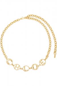 Chloé Золотой пояс "украшения Chloé Script"