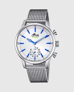 Мужские часы 18803/1 Connected из серебристой стали LOTUS, серебряный