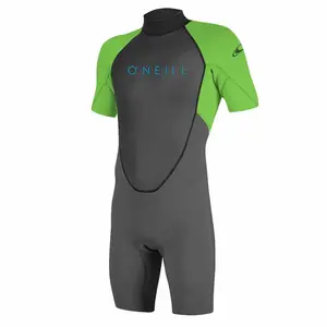 Неопреновый костюм с короткими рукавами и молнией сзади OВґneill Wetsuits Reactor-2 2 mm Youth, зеленый