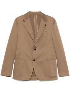 Lardini однобортный пиджак, коричневый