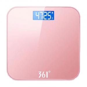 Домашние электронные весы LCD с зарядкой, модель ACC 3122A1 361°, cherry blossom розовый