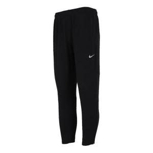 Брюки men's sports fitness training running knit long pants/trousers autumn black Nike, черный