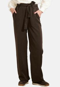 Брюки LolaLiza STRIPED WIDE, Brown Dark Chocolate/Brown