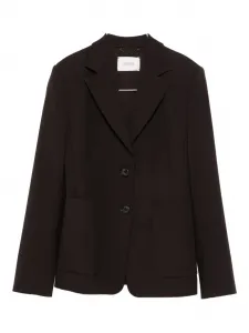 Блейзер с застежкой на пуговицы и накладными карманами Dorothee Schumacher, коричневый
