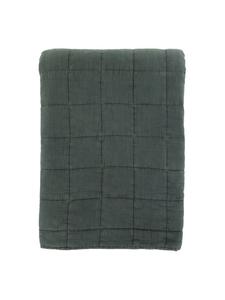 Chic Antique Винтажное стеганое одеяло Aix лесного зеленого цвета