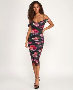 Детское миди-платье с вырезом сердечко и открытыми плечами KATIA RAE, Oxford