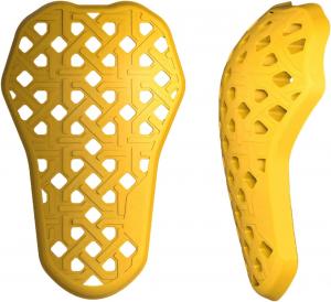 Защитные вставки для мотоцикла CE уровня 2 - легкие налокотники и наколенники из полиуретана, дышащая защитная экипировка для езды и спорта Generic, yellow