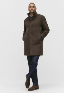 Пальто Bläck CRAWFORD WOOL, Dark Taupe Mel/Brown