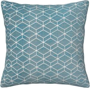 CarXs Подушка Lattice с двусторонним принтом Blue Lattice