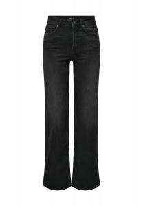 Широкие джинсы с высокой талией для женщин ONLY, цвет Washed Black