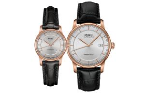 MIDO Часы Baroncelli Collection Automatic Mechanical Movement Unisex Watch 38mm Silver Dial M7600.3.10.4 Twin Watch