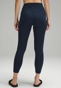 Тайтсы WUNDER UNDER SMOOTHCOVER™ HIGH-RISE 64CM lululemon, темно-синий