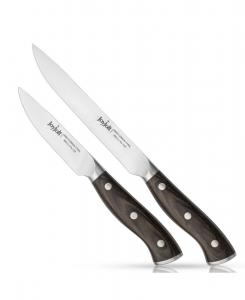 Набор из 2 кухонных ножей из высокоуглеродистой стали JoyJolt, Silver