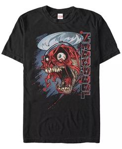 Мужская футболка с коротким рукавом Headpool Head Fifth Sun, черный