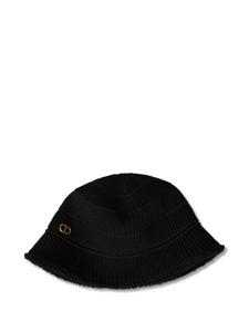Ребристая шляпа-ведро TWINSET, черный