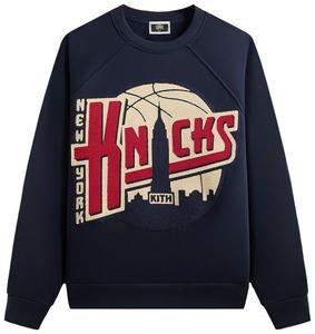 Толстовка Kith For The New York Knicks Basketball Vintage Nelson Raglan Crewneck, черный