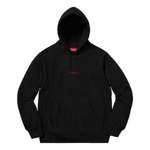 Толстовка fw18 trademark hooded sweatshirt 'black' Supreme, черный