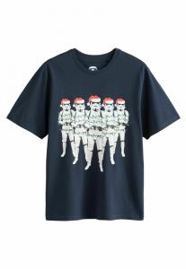 Футболка Next CHRISTMAS GRAPHIC, Navy Stormtrooper/Blue
