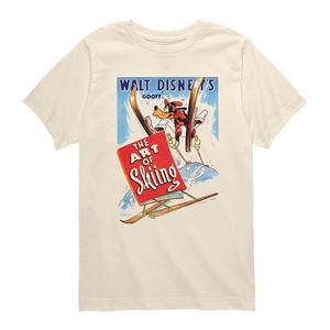 Футболка с принтом Spongebob Squarepants Bikini Bottom Ski Club для мальчиков 8-20 Nickelodeon, Cream