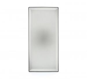 ТАРЕЛКА / ПРЯМОУГОЛЬНАЯ ТАРЕЛКА РАВНОДЕНСТВИЕ 32,5 см Перец Revol Porcelaine France, светло-серый