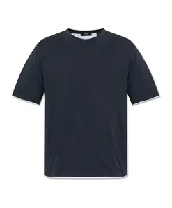 Футболка с круглым вырезом Theory, синий