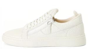Кроссовки GZ94 с эффектом крокодила Giuseppe Zanotti, White