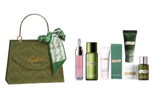 Набор пробников HAILANZHIMI Mori Style Box, состоящий из двух средств: увлажняющий, питательный и восстанавливающий блеск для губ 7 мл + маска для губ 9 г La Mer