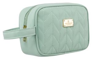 Женская косметичка Peterson с ручкой, вместительная сумка на молнии с карманом, зеленая