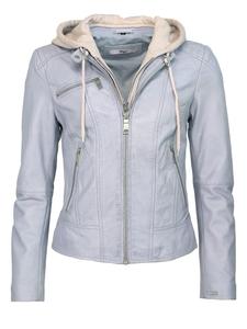 Кожаная куртка Maze Mico, цвет baby blue