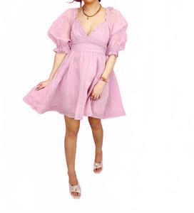 Платье-бэбидолл Blissful светло-розового цвета Storia, светло-розовый