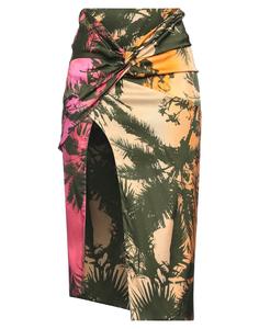 Юбка миди Laneus, темно-зеленый