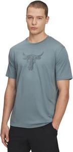 Мужская футболка с коротким рукавом Under Armour Project Rock Payoff Graphic, (587) Jasper Blue/Black