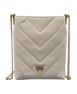 Плоская сумка Pinko, белый