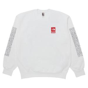 Толстовка Supreme x The North Face Crewneck, белый